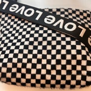 Primecut Calf Hair Checkered Bag